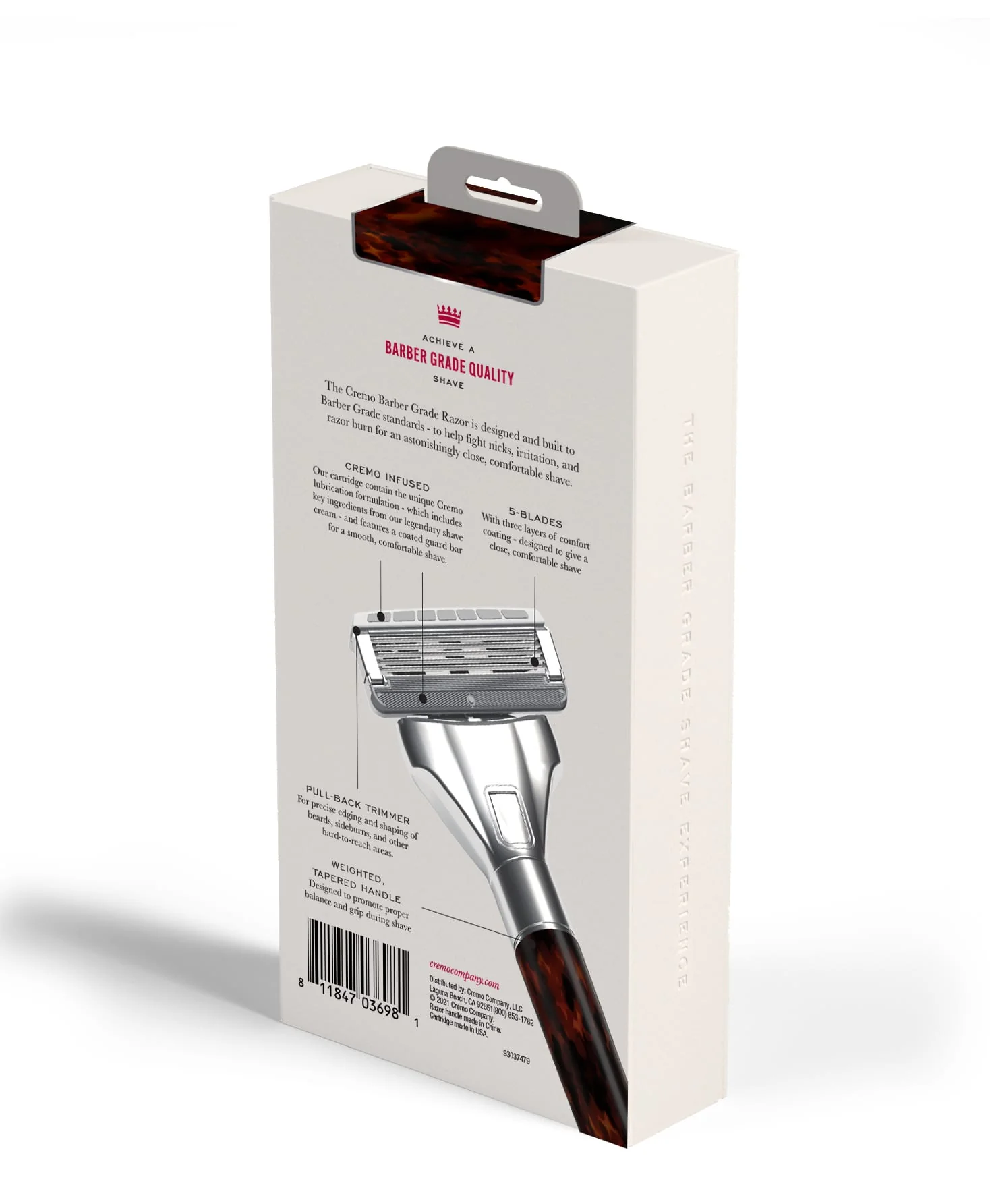 Cremo Tortoise Handle Razor - Image 7