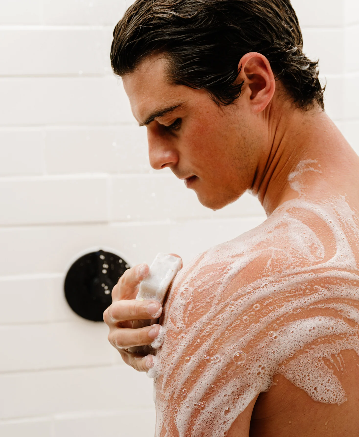 Vintage Suede Exfoliating Body Bar - Image 5