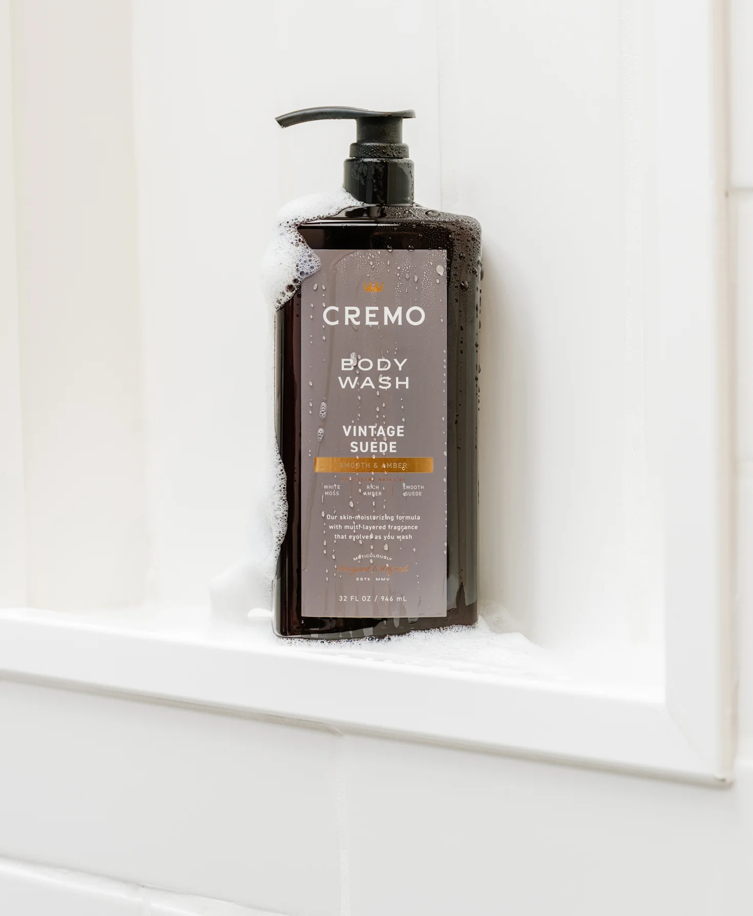 Vintage Suede (Reserve Collection) Body Wash - 32 oz. - Image 3